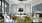 a living room with a large television